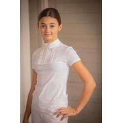 Polo Eden by Pénélope Florence mesh Blanc