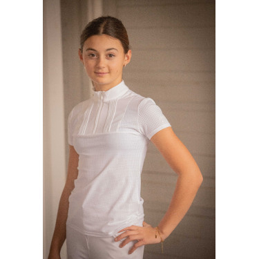 Polo Eden by Pénélope Florence mesh Blanc