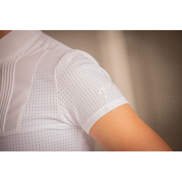 Polo Eden by Pénélope Florence mesh Blanc
