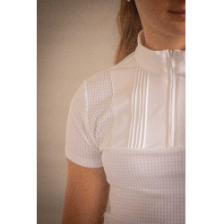 Polo Eden by Pénélope Florence mesh Blanc