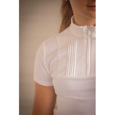 Polo Eden by Pénélope Florence mesh Blanc