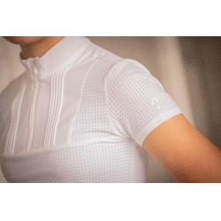 Polo Eden by Pénélope Florence mesh Blanc