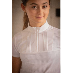 Polo Eden by Pénélope Florence mesh Blanc