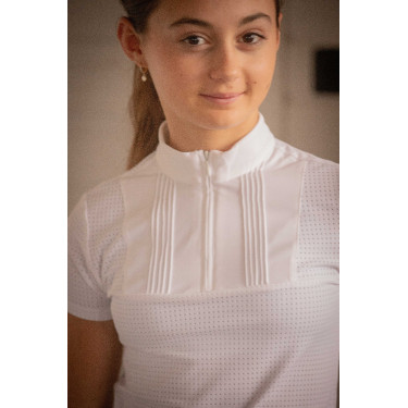 Polo Eden by Pénélope Florence mesh Blanc