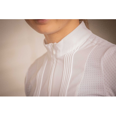 Polo Eden by Pénélope Florence mesh Blanc