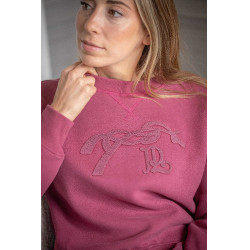 Sweat Pénélope Bianca Framboise Rouge