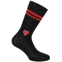 Chaussettes Equithème Nikita Noir / rose