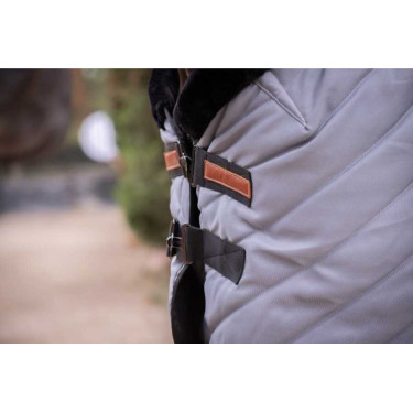 Couverture d'écurie Diagonal Paddock Sports Gris