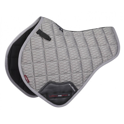 Tapis Carbon Mesh LeMieux Close Contact Half Square Gris