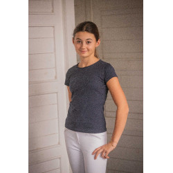T-shirt Eden by Pénélope Iconic Strass Marine Bleu marine