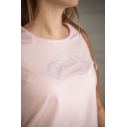 T-shirt Pénélope Iconic Strass Rose