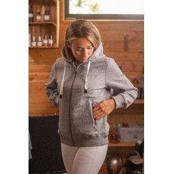 Sweat-shirt Pénélope Tressy Flock Gris clair