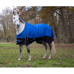 Couverture Equithème Tyrex Aisance 1200D Bleu roi