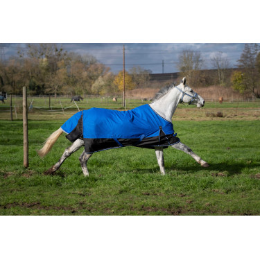 Couverture Equithème Tyrex Aisance 1200D Bleu roi