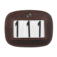 Porte-numéro pour tapis de selle LeMieux Noir croco