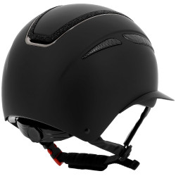 Casque Equithème Agris visière large Noir lamé Casque Equithème Agris visière large Noir lamé
