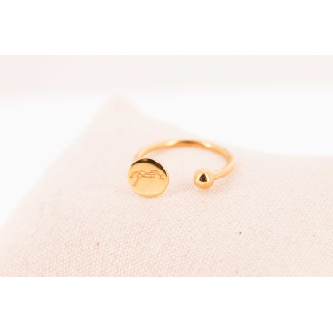 Bague Pénélope Lisa Dorée