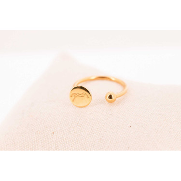Bague Pénélope Lisa Dorée