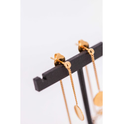 Boucles d'oreilles Pénélope Yuna Dorée