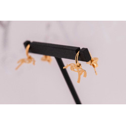 Boucles d'oreilles Créoles Pénélope Léonie Dorée