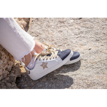 Sneakers Pénélope Neptune Blanc / marine