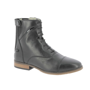 Boots Equithème Wavy lacet / zip Noir