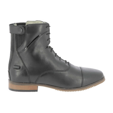 Boots Equithème Wavy lacet / zip Noir