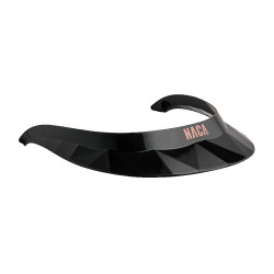 Visière pour casque d'équitation Naca Noir onyx brillant / rose gold