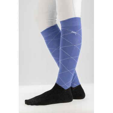 Chaussettes Pénélope Luxe Bleu vintage