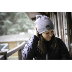 Bonnet Pénélope Nouki Gris chiné Bonnet Pénélope Nouki Gris chiné
