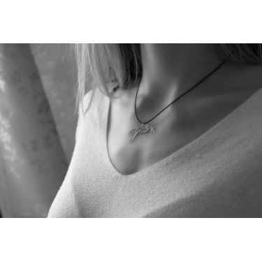 Collier Pénélope équestre Argent Collier Pénélope équestre Argent