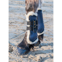 Guetres Design Mouton T de T Bleu marine