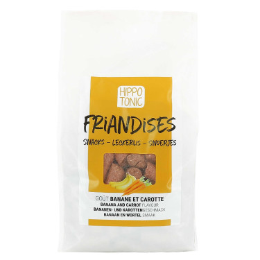 Friandises équitation goût banane & carotte cheval