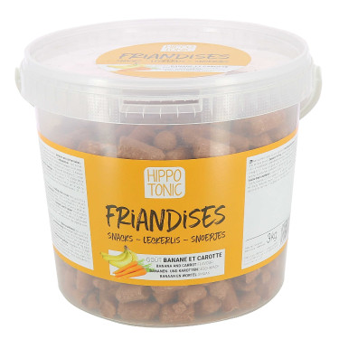 Friandises équitation goût banane & carotte cheval