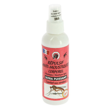 Spray répulsif anti-moustiques corporel