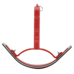 Couteau de chaleur cintré P.V.C. Rouge