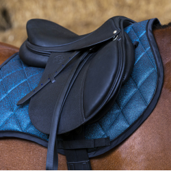 Selle mixte Eric Thomas Élite grainée Noir