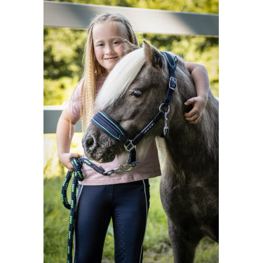 Licol HKM Maui pour shettys Bleu profond Licol HKM Maui pour shettys Bleu profond