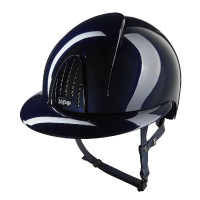 Casque Kep Smart Nova métal polish bleu visière polo Casque Kep Smart Nova métal polish bleu visière polo