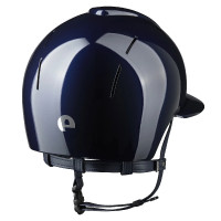 Casque Kep Smart Nova métal polish bleu visière polo Casque Kep Smart Nova métal polish bleu visière polo