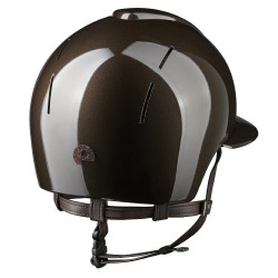 Casque Kep Smart Nova métal polish marron star visière polo Casque Kep Smart Nova métal polish marron star visière polo