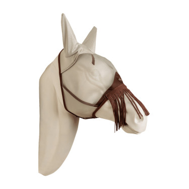 Masque anti-mouche classic oreilles & franges de nez Kentucky Argent Masque anti-mouche classic oreilles & franges de nez Kentucky Argent