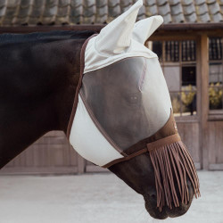 Masque anti-mouche classic oreilles & franges de nez Kentucky Argent Masque anti-mouche classic oreilles & franges de nez Kentucky Argent