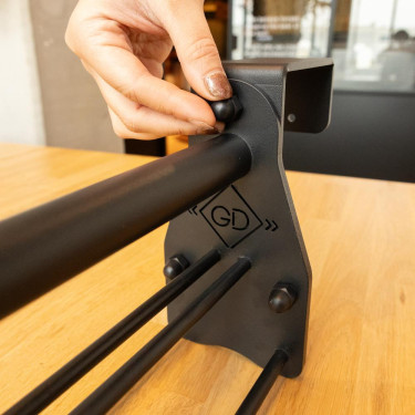 Crochet supplémentaire Grooming Deluxe porte selle et couverture Noir