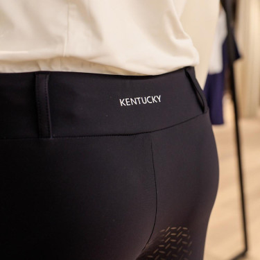 Legging d’équitation Kentucky Classic Full Grip femme Marine Bleu marine
