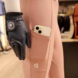 Legging d'Equitation Kentucky Classic Grip au Genou femme Vieux rose