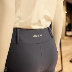 Legging d'Equitation Kentucky Classic Grip au Genou femme Bleu océan
