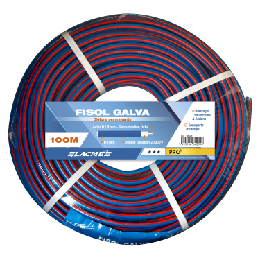 Fil haute tension Fisol Galva 18 Lacmé Fil haute tension Fisol Galva 18 Lacmé