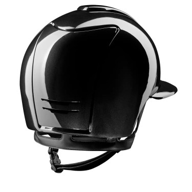 Casque Kep Cromo 2.0 shine noir visière polo Jugulaire noir Casque Kep Cromo 2.0 shine noir visière polo Jugulaire noir