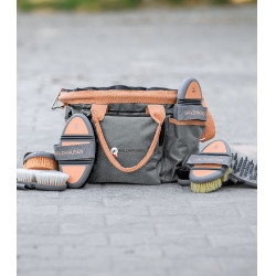 Sac de pansage Waldhausen Gris chrome / pêche